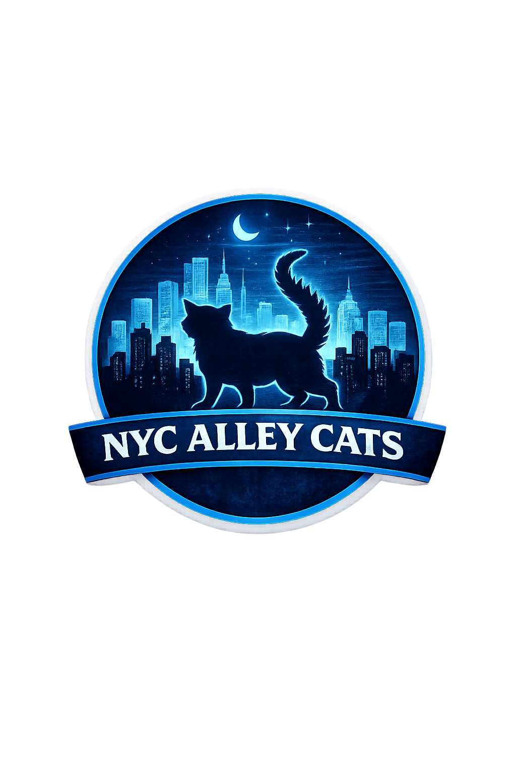NYC Alley Cats Minimalist Tee (AVAILABLE IN BLUE, WHITE, GRAY, ASH & PINK)